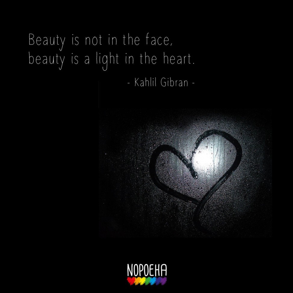 beauty is not in the face