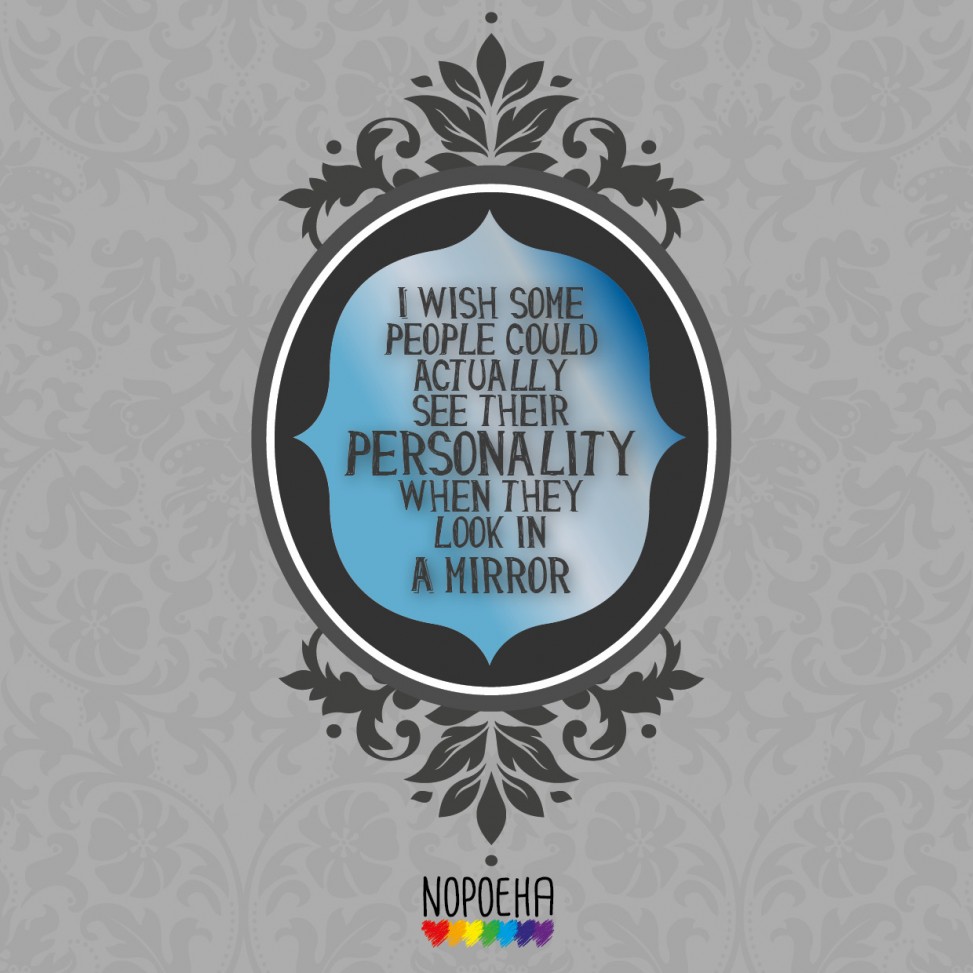 see personality in the mirror