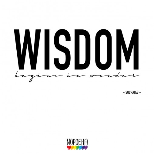wisdom begins in wonder